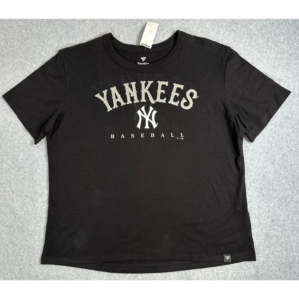 Fanatics New York Yankees Men's Tshirt Size L/G Black Short Sleeve